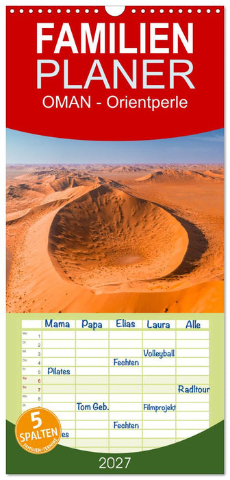 OMAN - Orientperle (CALVENDO Familienplaner 2027)