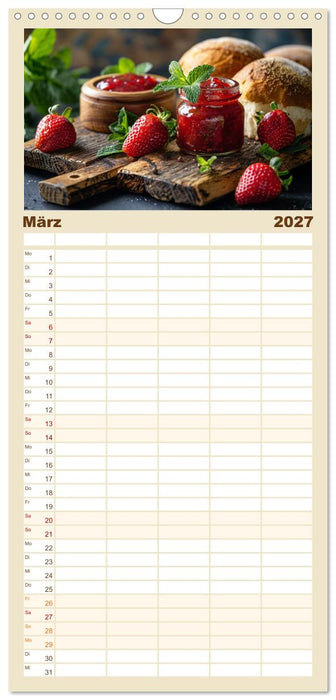 Ein Jahr im Paradies der Konfitüren (CALVENDO Familienplaner 2027)