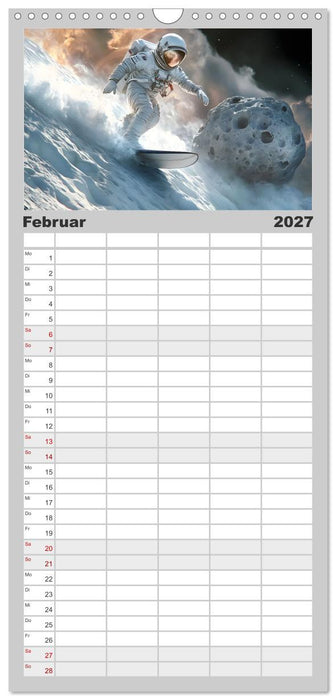Zwischen Sternenstaub und Stille (CALVENDO Familienplaner 2027)