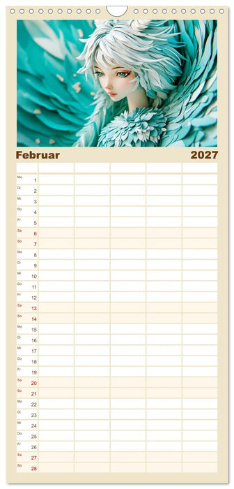 Magischer Papierzauber (CALVENDO Familienplaner 2027)