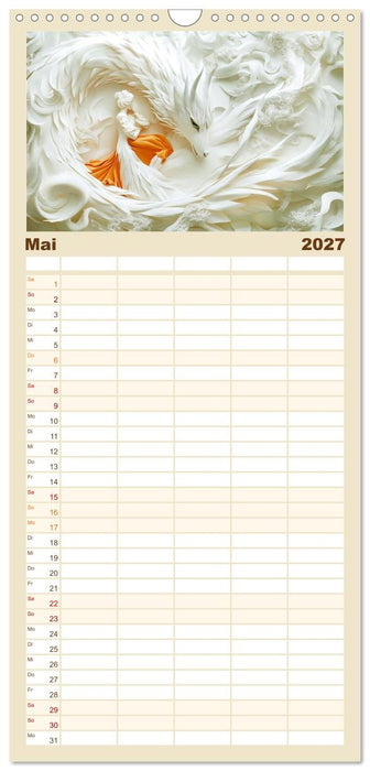 Magischer Papierzauber (CALVENDO Familienplaner 2027)