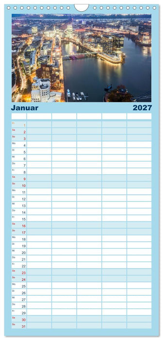 Düsseldorf - Momente einer Reise (CALVENDO Familienplaner 2027)