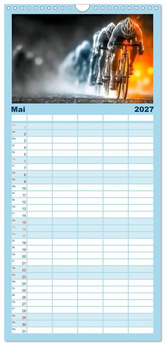 Triathlon - Grenzen verschieben (CALVENDO Familienplaner 2027)