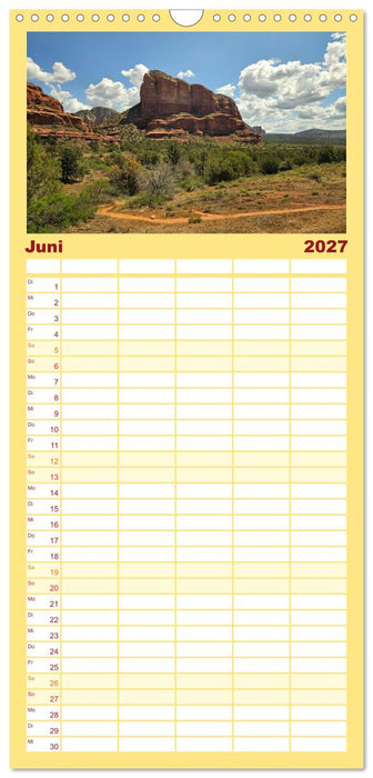 Discover the West (CALVENDO Familienplaner 2027)