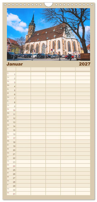 Bautzen neu erleben - Monat für Monat urban eingefangen (CALVENDO Familienplaner 2027)