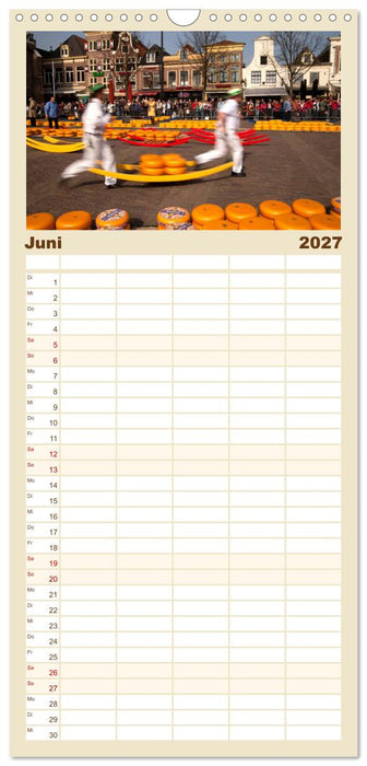 Die ganze Vielfalt der Niederlande (CALVENDO Familienplaner 2027)