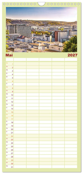 Malerisches Stuttgart (CALVENDO Familienplaner 2027)