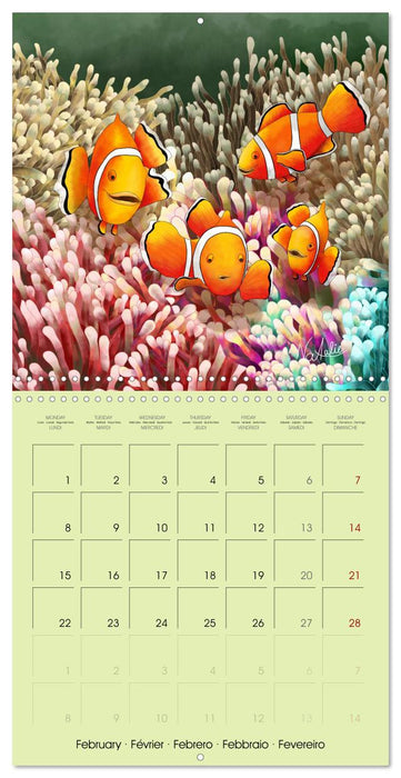 Enchanted Ocean World (CALVENDO Monthly Calendar 2027)