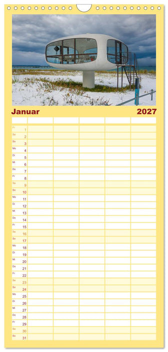 Rügenliebe (CALVENDO Familienplaner 2027)