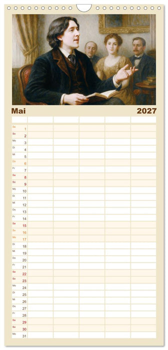 Oscar Wilde (CALVENDO Familienplaner 2027)