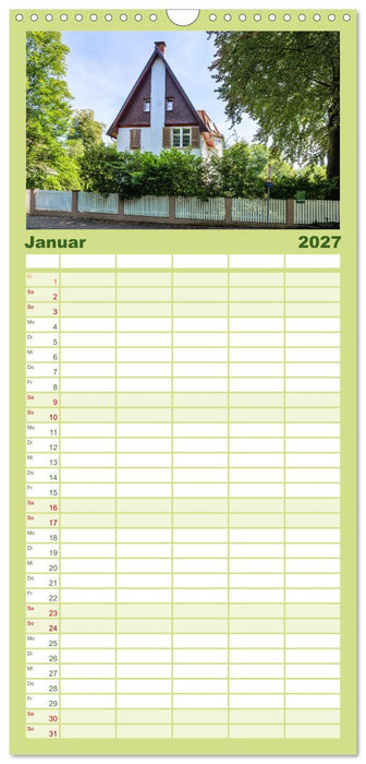 Die Villenkolonie in Buchschlag (CALVENDO Familienplaner 2027)