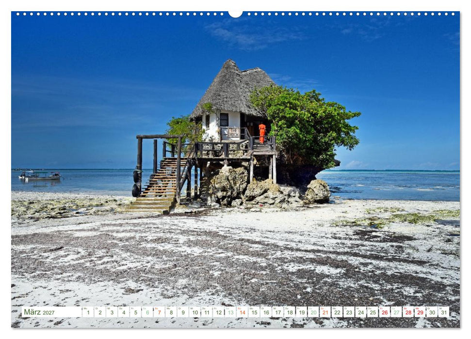 Erlebe mit mir das paradiesische Sansibar (CALVENDO Premium Wandkalender 2027)