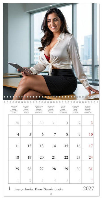 Desks and Desires (CALVENDO Monthly Calendar 2027)