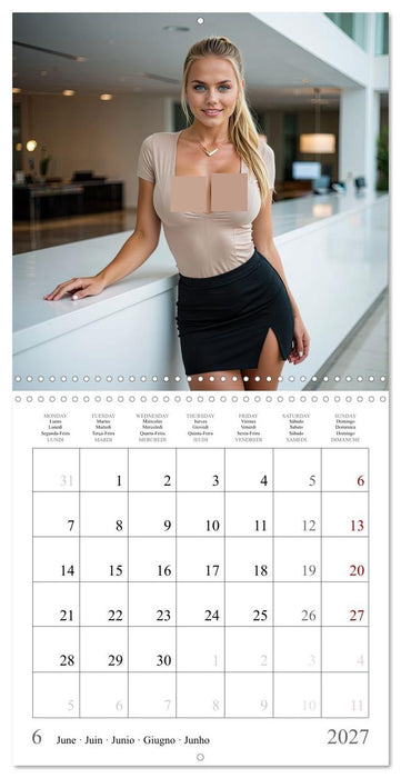 Desks and Desires (CALVENDO Monthly Calendar 2027)