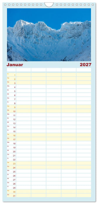 Bayerisches Alpenparadies (CALVENDO Familienplaner 2027)