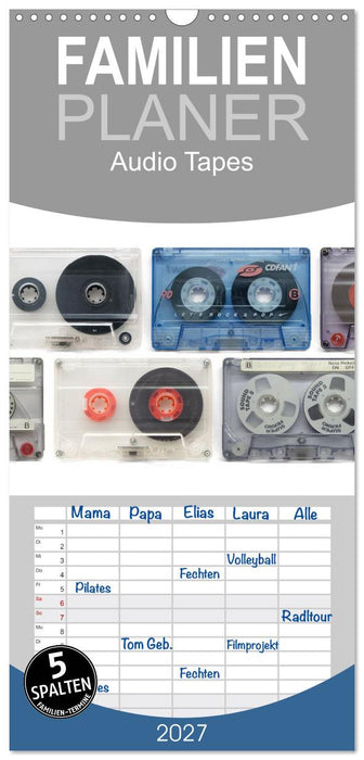 Audio Tapes (CALVENDO Familienplaner 2027)