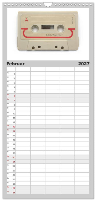Audio Tapes (CALVENDO Familienplaner 2027)