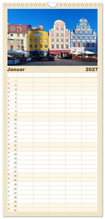 Quer durch Polens Norden (CALVENDO Familienplaner 2027)
