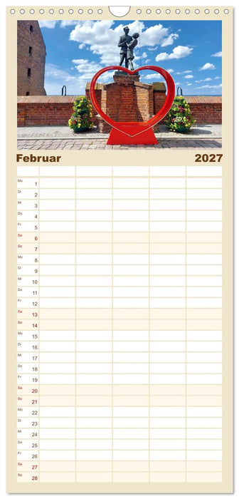 Quer durch Polens Norden (CALVENDO Familienplaner 2027)