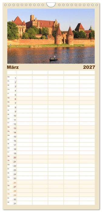 Quer durch Polens Norden (CALVENDO Familienplaner 2027)