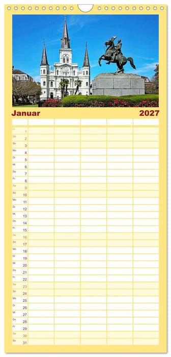 So schön ist New Orleans (CALVENDO Familienplaner 2027)
