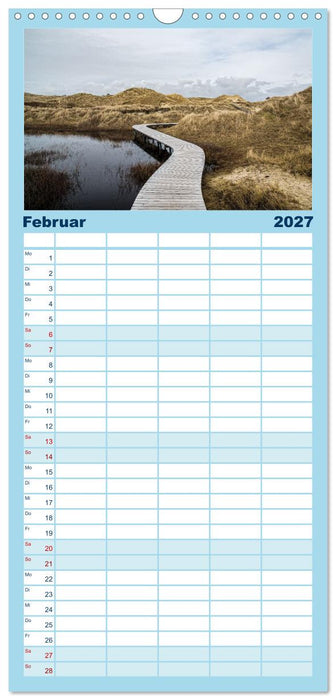 Amrum: Natur und Freiheit (CALVENDO Familienplaner 2027)