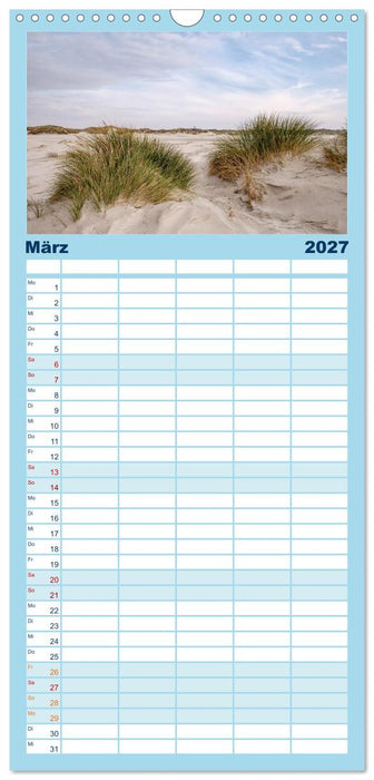 Amrum: Natur und Freiheit (CALVENDO Familienplaner 2027)