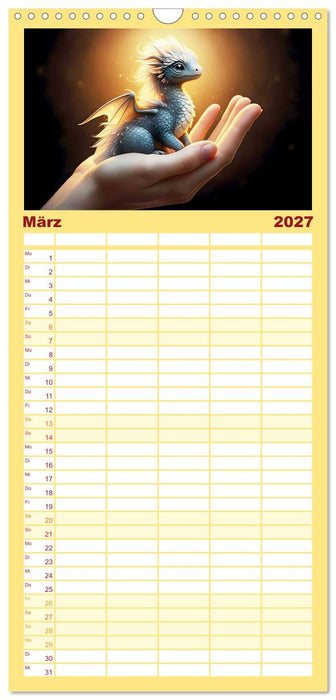 Süße Babydrachen (CALVENDO Familienplaner 2027)