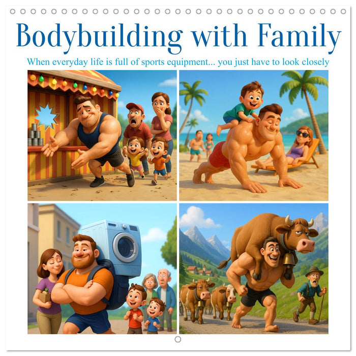 Bodybuilding with Family (CALVENDO Monthly Calendar 2027)