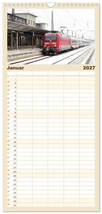 Die Baureihe 101 der Deutschen Bahn (CALVENDO Familienplaner 2027)