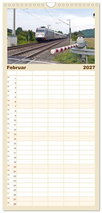 Die Baureihe 101 der Deutschen Bahn (CALVENDO Familienplaner 2027)
