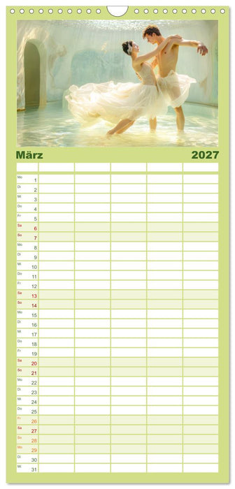 Opulente Unterwasserromanzen (CALVENDO Familienplaner 2027)