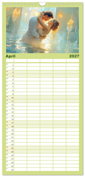 Opulente Unterwasserromanzen (CALVENDO Familienplaner 2027)