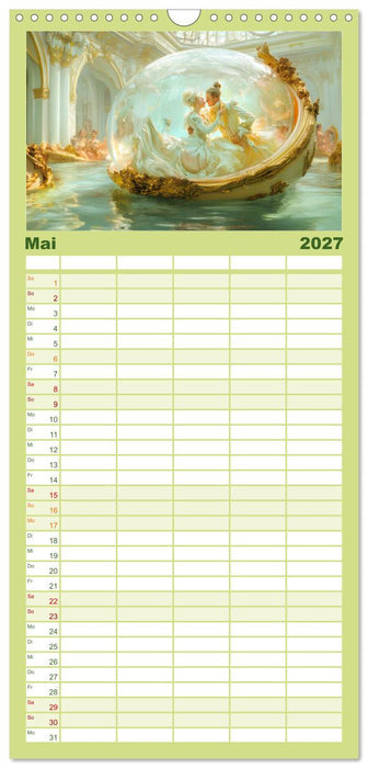 Opulente Unterwasserromanzen (CALVENDO Familienplaner 2027)
