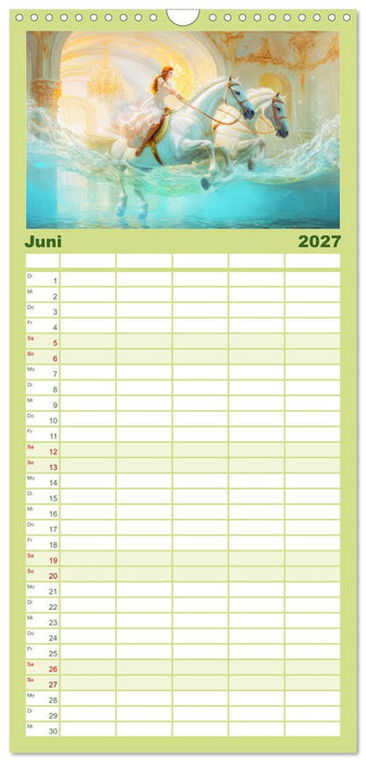 Opulente Unterwasserromanzen (CALVENDO Familienplaner 2027)