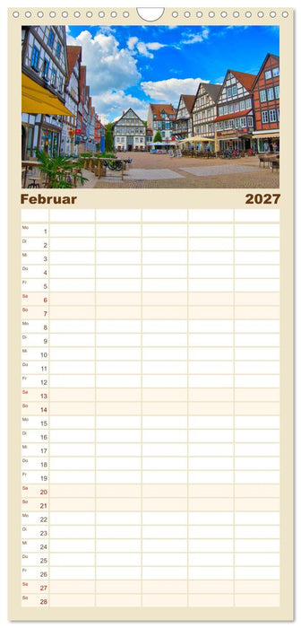 Streifzug durch das Weserbergland (CALVENDO Familienplaner 2027)
