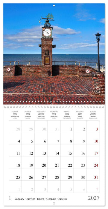 German Islands (CALVENDO Monthly Calendar 2027)