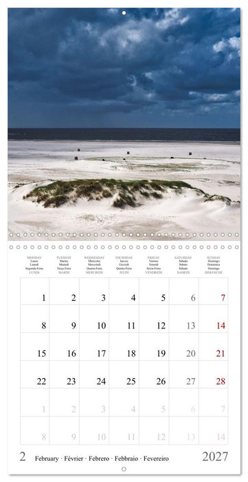 German Islands (CALVENDO Monthly Calendar 2027)