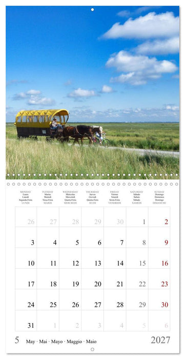 German Islands (CALVENDO Monthly Calendar 2027)