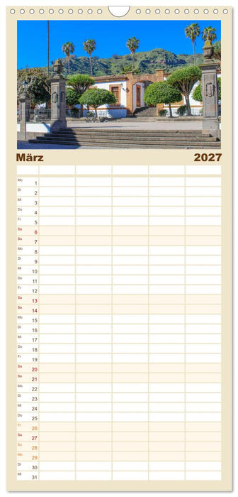 Gran Canaria – Natur trifft Geschichte (CALVENDO Familienplaner 2027)