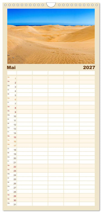 Gran Canaria – Natur trifft Geschichte (CALVENDO Familienplaner 2027)