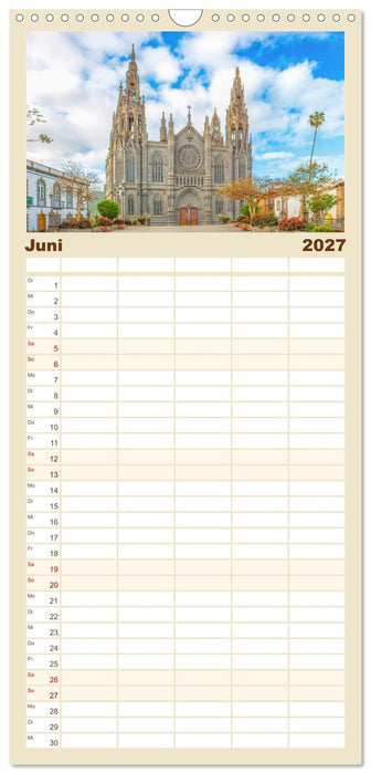 Gran Canaria – Natur trifft Geschichte (CALVENDO Familienplaner 2027)