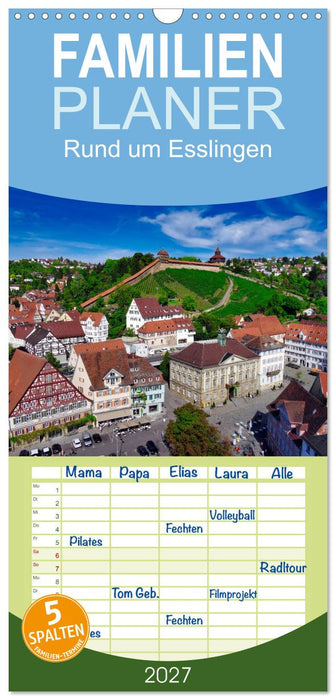 Rund um Esslingen (CALVENDO Familienplaner 2027)