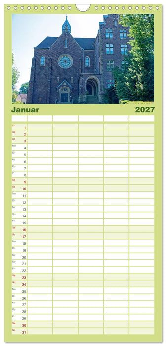 Hennef - Stadt der 100 Dörfer (CALVENDO Familienplaner 2027)