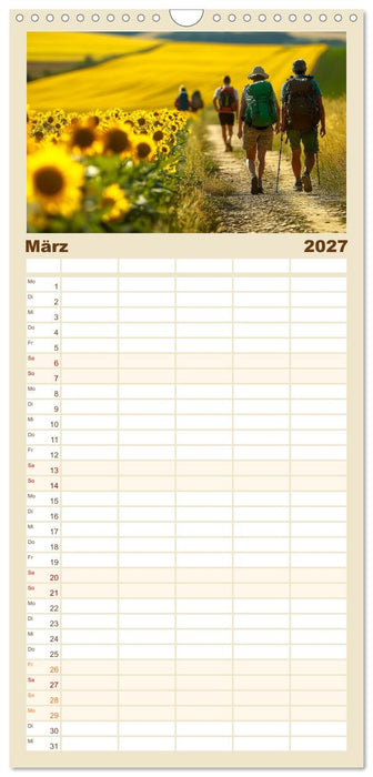 Camino de Santiago - Jakobsweg (CALVENDO Familienplaner 2027)