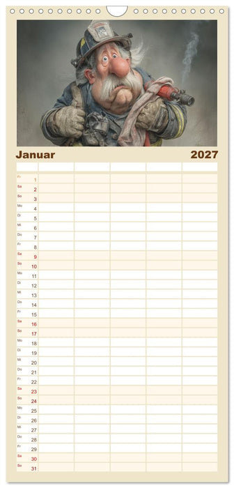 Arbeiten bis der Rollator funkt! (CALVENDO Familienplaner 2027)