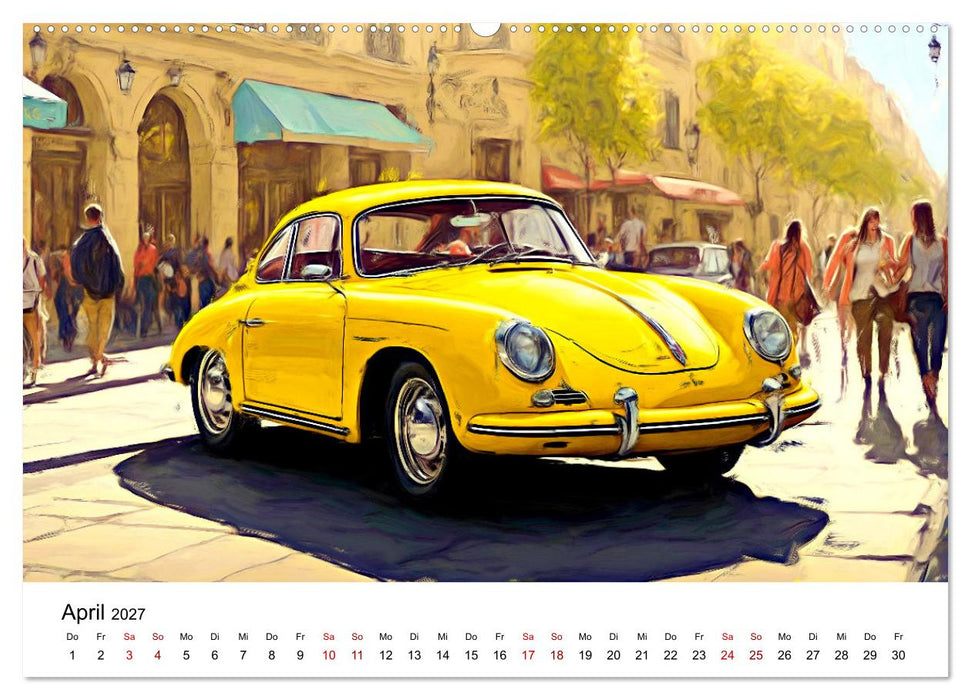 Sportwagen - Digital Arts by Jean-Louis Glineur (CALVENDO Wandkalender 2027)