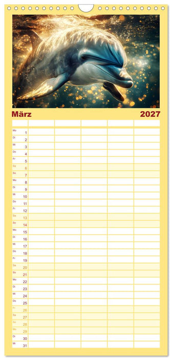 Tierische Balance (CALVENDO Familienplaner 2027)