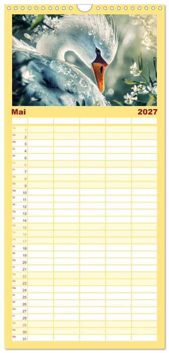 Tierische Balance (CALVENDO Familienplaner 2027)