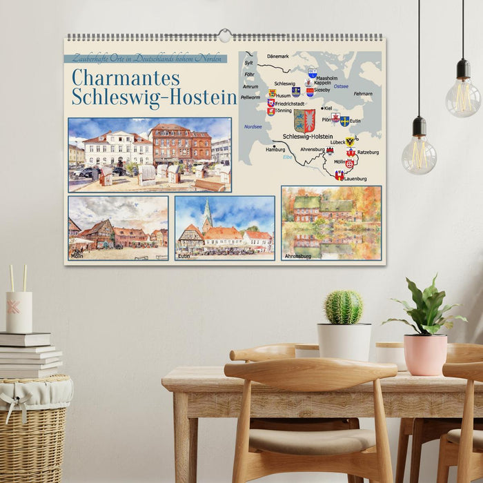 Charmantes Schleswig-Holstein (CALVENDO Wandkalender 2027)